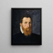 Ritratto del dottore dell'elettore di Brandeburgo Léonard Thurneysser Zum Thurn di Basilea - Frans Floris — quadro incorniciato alla parete