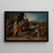 La Continence di Scipione - Frans Francken il Giovane — quadro incorniciato alla parete