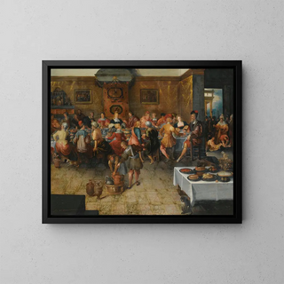 Frans Francken the Younger - The Parable Of The Wedding Feast.webp