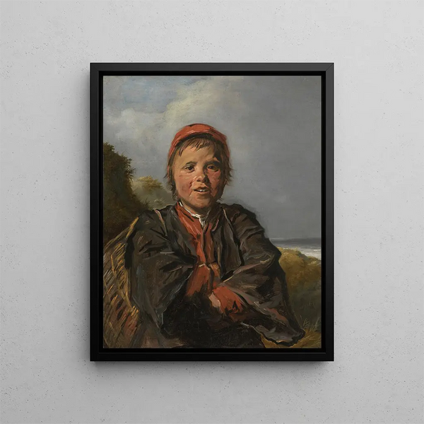 Pescatore - Frans Hals — quadro incorniciato alla parete