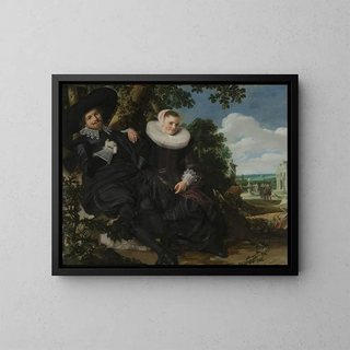 Frans Hals - Portrait of a Couple Probably Isaac Abrahamsz Massa and Beatrix van der Laen.webp
