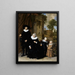 Ritratto di una famiglia olandese - Frans Hals — quadro incorniciato alla parete