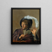 Ragazzo cantante con flauto - Frans Hals — quadro incorniciato alla parete