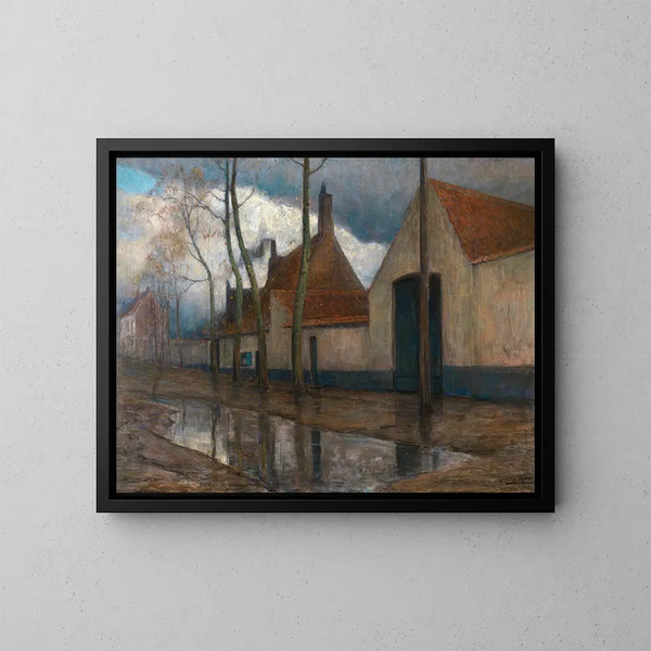 Nelle periferie - Frans Hens — quadro incorniciato alla parete