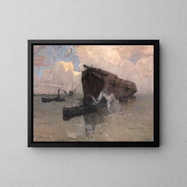 Il Ultimo Viaggio - Frans Hens — quadro incorniciato alla parete