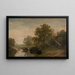 Paesaggio nel Limburgo - Frans Keelhoff — quadro incorniciato alla parete