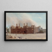 L'Hôtel de Ville dopo l'incendio del 1871 - Frans Moormans — quadro incorniciato alla parete