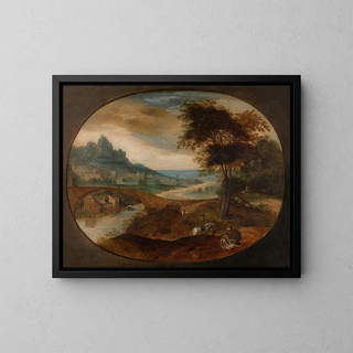 Frans Mostaert - Landscape with the Good Samaritan.webp