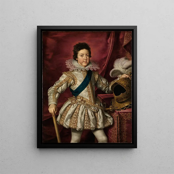 Louis XIII de France - Frans Pourbus l'Ancien — quadro incorniciato alla parete