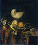 Natura morta con la ciotola Nautilus - Frans SantAcker — vista dell’opera