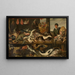 Dal pescivendolo - Frans Snyders — quadro incorniciato alla parete