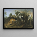Fábula della volpe e dello stork - Frans Snyders — quadro incorniciato alla parete