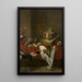 Panier de fruits de gibier et vase de fleurs sur une table - Frans Snyders — quadro incorniciato alla parete