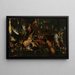 Interno di cucina - Frans Snyders — quadro incorniciato alla parete