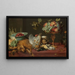 Nature morte con selvaggina morta, frutta e verdura - Frans Snyders — quadro incorniciato alla parete