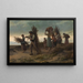 Una famiglia di boscaioli delle Kempen - Frans Van Kuyck — quadro incorniciato alla parete