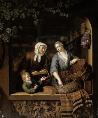 Frans Van Mieris The Younger - The Grocers Shop.webp