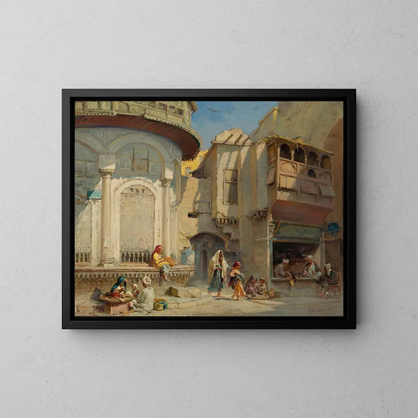 Un après-midi al Cairo - Frans Wilhelm Odelmark — quadro incorniciato alla parete