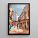 Bazar au Caire - Frans Wilhelm Odelmark — quadro incorniciato alla parete