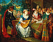 Una società di musica su una terrazza - Frans Xaver Hendrick Verbeeck — vista dell’opera