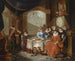 Società elegante durante un banchetto festivo - Frans Xaver Hendrick Verbeeck — vista dell’opera