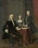 Gruppo familiare in un interno - Frans van der Mijn — vista dell’opera