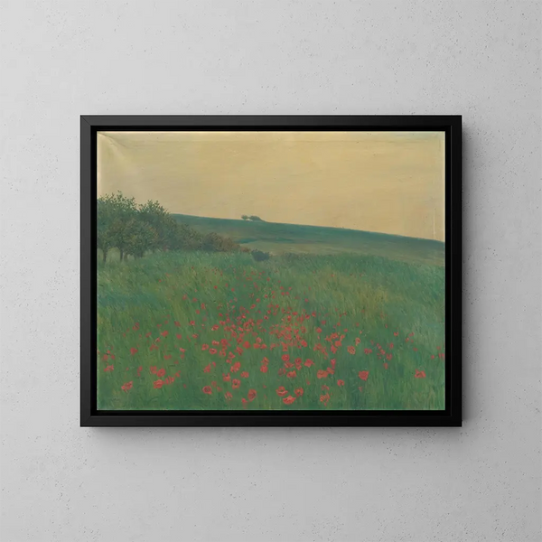 Papaveri rossi - František Kaván — quadro incorniciato alla parete