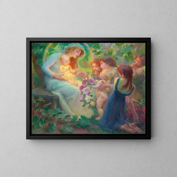 Roses mystiques - František Dvořák — quadro incorniciato alla parete
