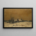 Inverno nella Campine - Frantz Binj — quadro incorniciato alla parete