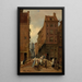 Rue à Amsterdam - Franz Alt — quadro incorniciato alla parete