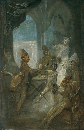 Franz Anton Maulbertsch - Theaterszene Soldaten spielende Kinder.webp