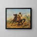 Il Cavaliere Nero - Franz Anton Stragschwandtner — quadro incorniciato alla parete