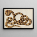 Serpente - Franz Anton von Scheidel — quadro incorniciato alla parete