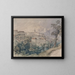 Vista di Praga da Petřín - Franz Barbarini — quadro incorniciato alla parete