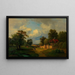 Parte vicino a Neunkirchen - Franz Barbarini — quadro incorniciato alla parete