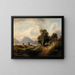 Repos des bergers - Franz Barbarini — quadro incorniciato alla parete