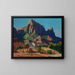 Le Gardien, parco nazionale di Zion, Utah - Franz Bischoff — quadro incorniciato alla parete
