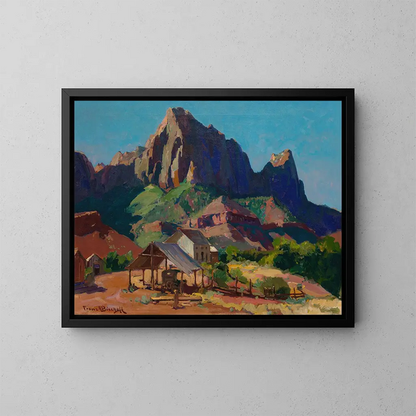 Le Gardien, parco nazionale di Zion, Utah - Franz Bischoff — quadro incorniciato alla parete