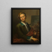 Autoritratto Franz Christoph Janneck - Franz Christoph Janneck — quadro incorniciato alla parete
