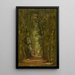 Chemin ensoleillé - Franz Courtens — quadro incorniciato alla parete