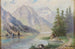 Lago di montagna - Franz Demel — vista dell’opera