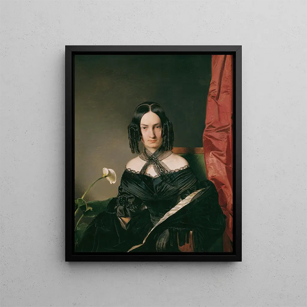 Mme Nadassy - Franz Eybl — quadro incorniciato alla parete
