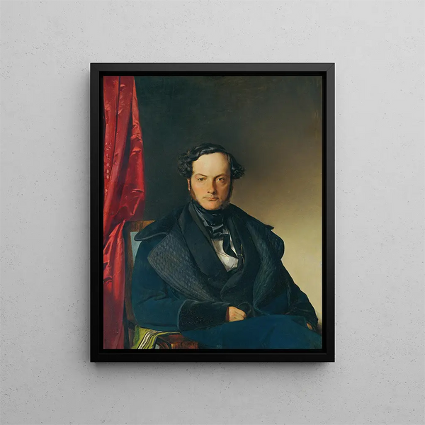 Monsieur Nadassy - Franz Eybl — quadro incorniciato alla parete