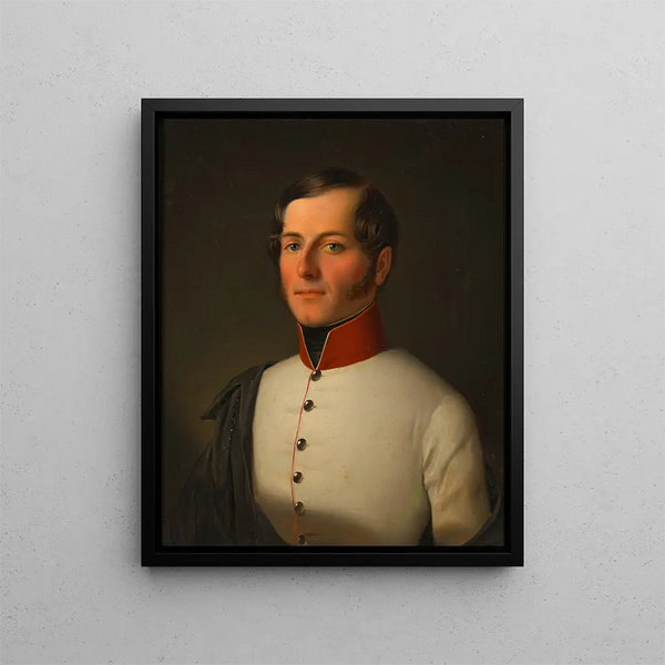 Karl von Rebracha Sottotenente - Franz Eybl — quadro incorniciato alla parete