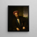 armeno seduto - Franz Eybl — quadro incorniciato alla parete