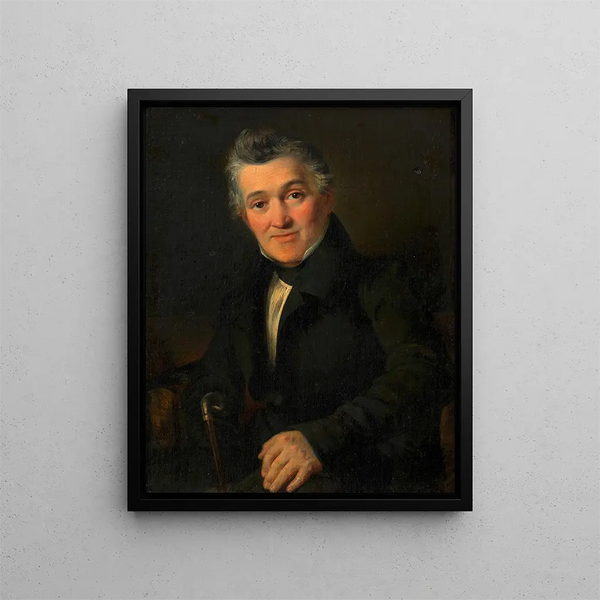 Monsieur inconnu - Franz Eybl — quadro incorniciato alla parete