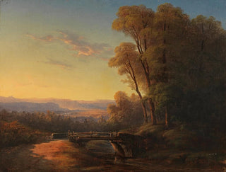 Franz Graf von Pocci - Sddeutsche Landschaft im Abendlicht.webp