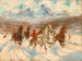 Corse di trot attelé in inverno - Franz Hienl-Merre — vista dell’opera