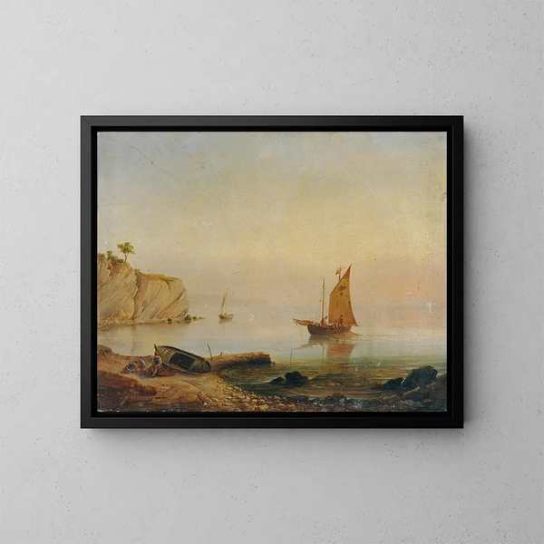 Capodistria - Franz Hoffmann — quadro incorniciato alla parete