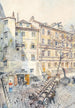 Cour viennoise avec tonneaux de bière - Franz Hohenberger — vista dell’opera